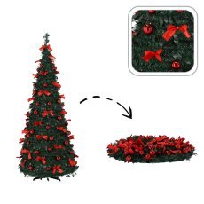 Faltbarer künstlicher Weihnachtsbaum Nina, 150 cm, 100 LEDs *1970