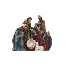 Krippenfigur Jesu Geburt und Heilige Drei Könige, 25,7 x 4,5 x 20 cm *1864