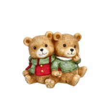 Weihnachtsfigur – zwei kleine Bären, 22,5 x 13 x 17 cm *4094