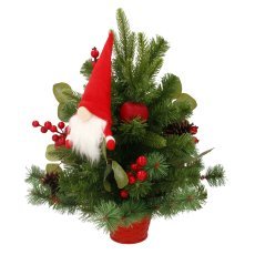 Weihnachtsbaum 50 cm, rot, Wichtel *5619
