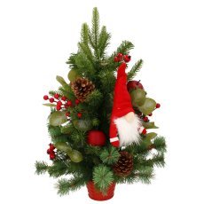 Weihnachtsbaum, 60 cm, rot, Wichtel *5602