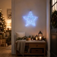 Weihnachtsdekoration – LED-Stern 58 cm, 100 Lichter *5701