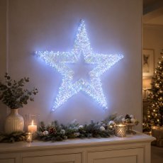 Weihnachtsdekoration – LED-Stern 78 cm 157L *5718