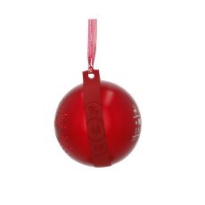 Roter Weihnachtsschmuck mit integriertem Lautsprecher – MUZ7613