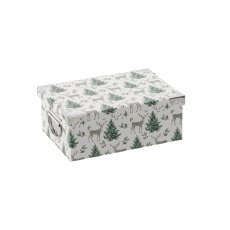 Festliche Geschenkbox mit Beschlägen, 44 x 31 x 15 cm *7996