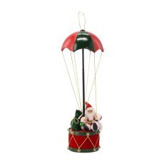 Weihnachtsdekoration Weihnachtsmann mit Fallschirm, 60 cm *7682