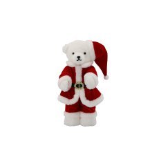 Weihnachtsdekoration – Teddybär, Junge, 28 cm *7859