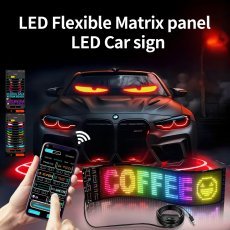 LED-Panel MATRIX 9,5 x 37,5 cm USB Bluetooth *9563