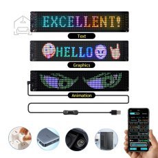 LED-Panel Matrix 12x60 cm USB Bluetooth - PIX9570