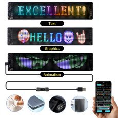 LED-Panel MATRIX 20 x 93 cm USB Bluetooth *9594