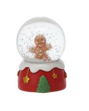 Weihnachtliche LED-Schneekugel – Lebkuchenmann – KUL3257
