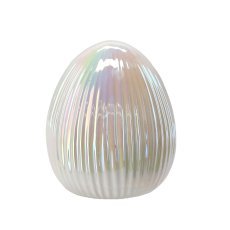 Osterfigur – Keramikei in Perlweiß – GOT6761
