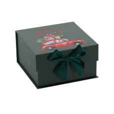 Box mit Auto und grüner Schleife - PUD14_8559