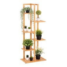 6-stufiges Bambusregal für Blumen und Pflanzen, 40 x 21 x 122 cm *8742