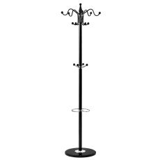 Freistehender Kleiderständer Nexo 175 cm, Schwarz *1436
