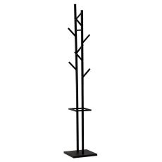 Standgarderobe AXON, 178 cm, schwarz *1450