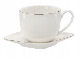 2er-Set Tassen mit Untertassen, 250 ml – RIS4214