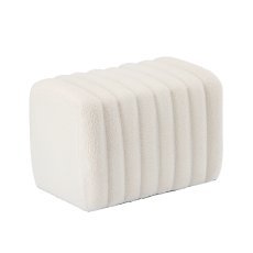 Dekorativer Hocker, 60 x 36 x 41 cm, Weiß *3799