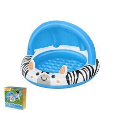 Gartenpool Zebra mit Sonnendach, Ø 97 x H 66 *5490