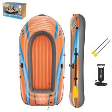 Schlauchboot 2,46 x 1,22 m (Fußpumpe, Ruderpaar, Reparaturflicken) *7829