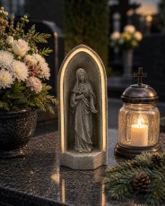 Marienfigur in einer Kapelle mit LED-Beleuchtung - DED0019