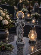Jesusfigur mit LED-Beleuchtung - DED0033