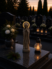 Marienfigur mit LED-Beleuchtung - DED0088