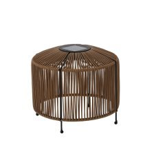 Braune Solar-Laterne 18 cm LED *2280