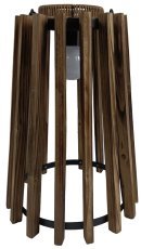 Solar-LED-Leuchte aus Holz 47 cm - LAP2396