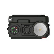Multifunktionales tragbares SOS-Radio mit Bluetooth, Taschenlampe und 4000-mAh-Powerbank, grün – *5442