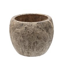 Keramik-Übertopf in Marmoroptik 38 cm - ELI14_7149