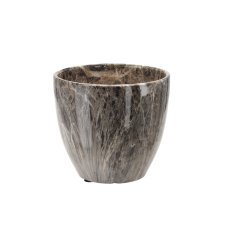 Dekorativer Keramiktopf in Marmoroptik 20,5 cm - ELI19_9310