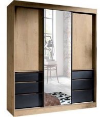 Eiche Lefkas/Schwarz