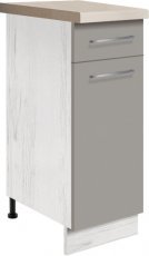 Unteres schmales Element Creativa Cre-1D 30 - grau
