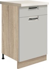 Unteres schmales Element Favorit FL 3D 45 - latte