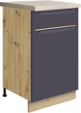 Unteres schmales Element Glamour Gla 3D 45 - blau