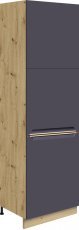 Hoher Schrank Glamour Gla 21D 60 - blau