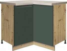 Eckelement Glamour 16D Gla 90x90 - grün