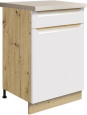 Unteres schmales Element Glamour Gla 4D 50 - weiß