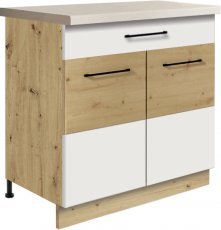 Unteres zweitüriges Element Infinity Inf 6D 80 - weiß