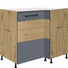 Linkes Eckelement Infinity 15D 100x70 - grau
