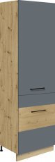 Hoher Schrank Infinity 21D 60 - grau