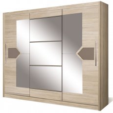 Schrank mit Schiebetüren Dome DO4-24 - Eiche Sonoma