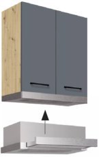 Küchenelement für Dunstabzugshaube Infinity 37G 60 - grau