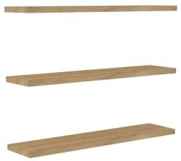 Regal-Set (3 Stück) für Kleiderschrank – Eiche Artisan