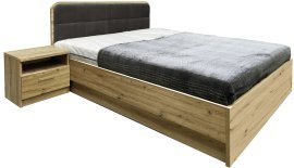 Schlafzimmer Canada – Eiche Artisan/Grafit