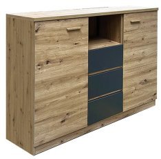 Kommode Canada CX2 – Eiche Artisan/Grafit