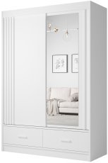 Kleiderschrank mit Schiebetüren Canada CA-21-15 – 150 cm – Weiß