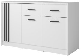 Kommode Canada CD-24 – Weiß/Schwarz
