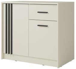 Kommode Canada CY-34 – Kaschmir/Schwarz